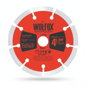 disco diamantado segmentado 4 1/2" wolfox