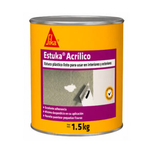 1/4 estuka acrilico