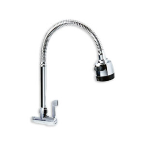 New Arrivals llave lavaplatos pared cuello flexible palanca cromada uduke unidad