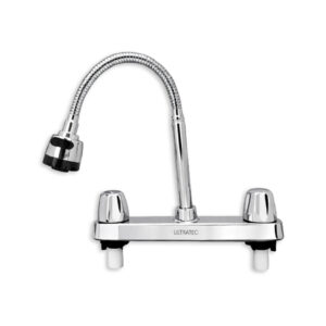 New Arrivals llave mezclador lavaplatos cuello flexible pomo cromado (16161309) unitec unidad
