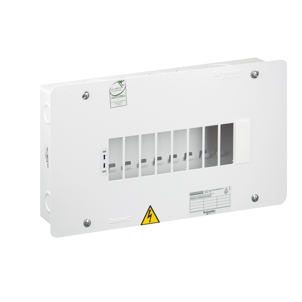 caja electrica de 9 circuitos bifasica